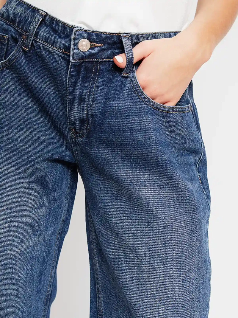 JEANS MUJER INDEX ALGODÓN RECTO TIRO BAJO - 4
