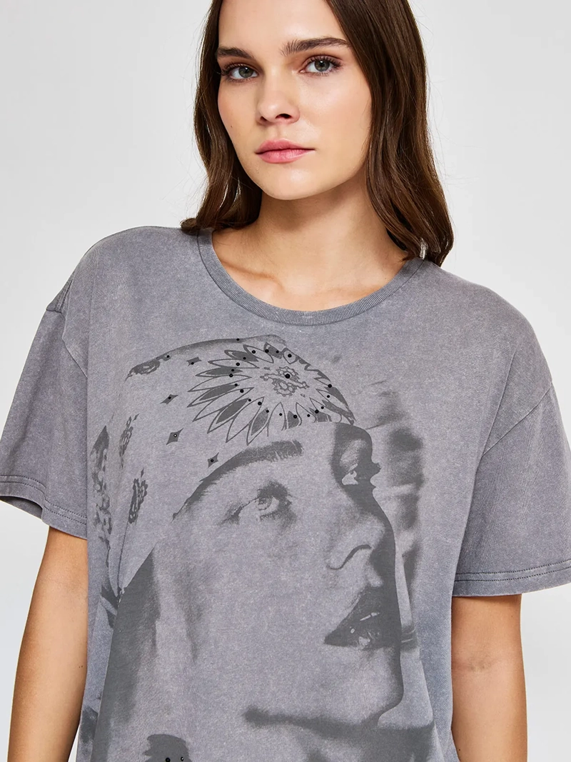POLERA MUJER BARBADOS ALGODÓN BILLIE EILISH - 3