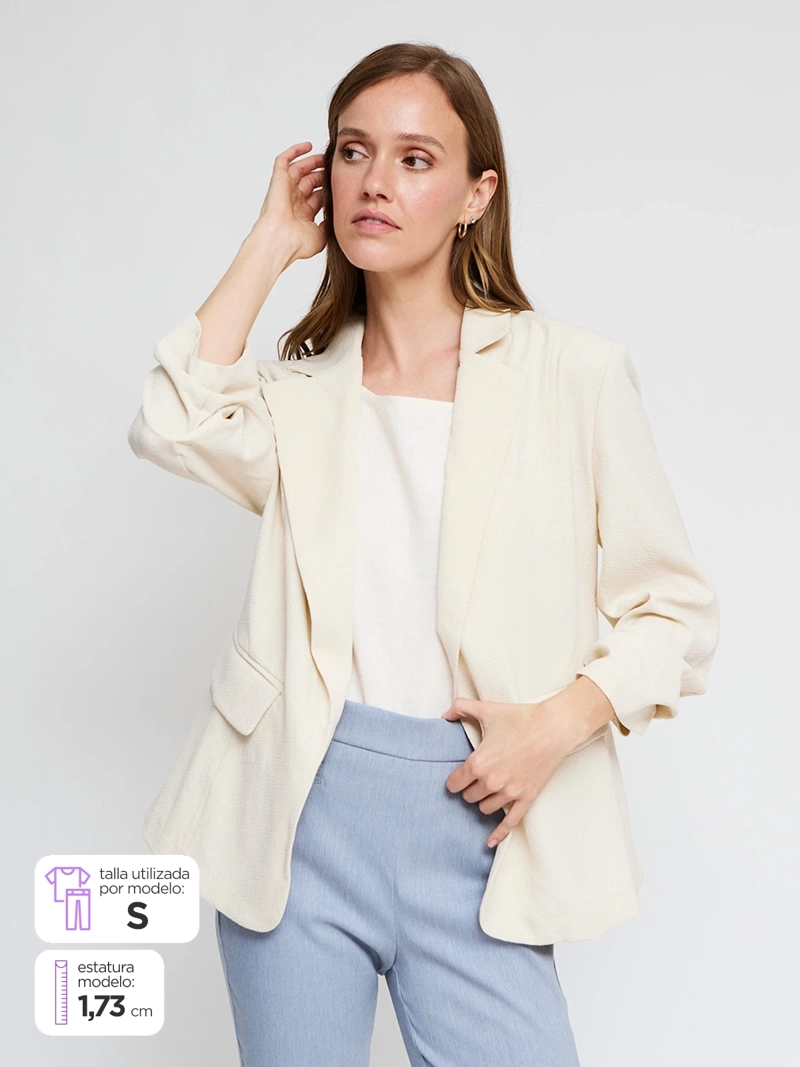BLAZER MUJER CACHAREL TEXTURADO