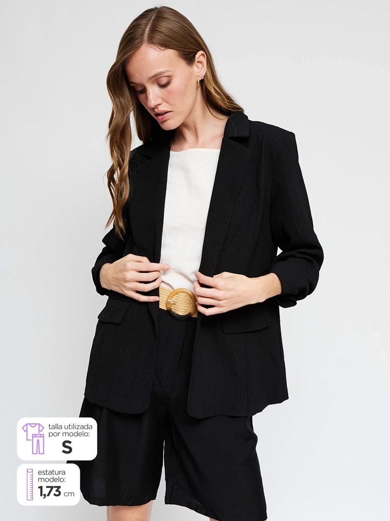 BLAZER MUJER CACHAREL TEXTURADO