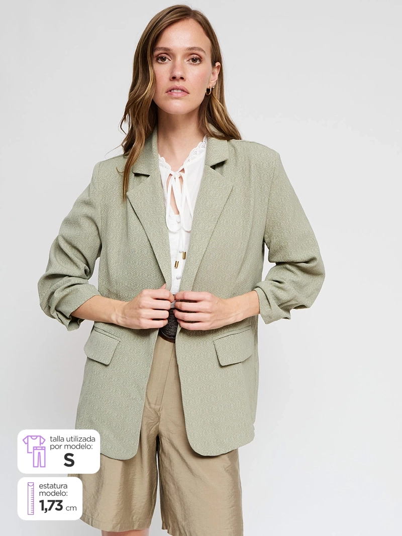 BLAZER MUJER CACHAREL TEXTURADO
