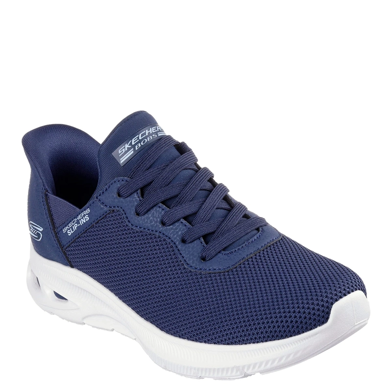 ZAPATILLAS MUJER SKECHERS CASUALES AZUL SLIP-INS BOBS SPORT UNITY - 2