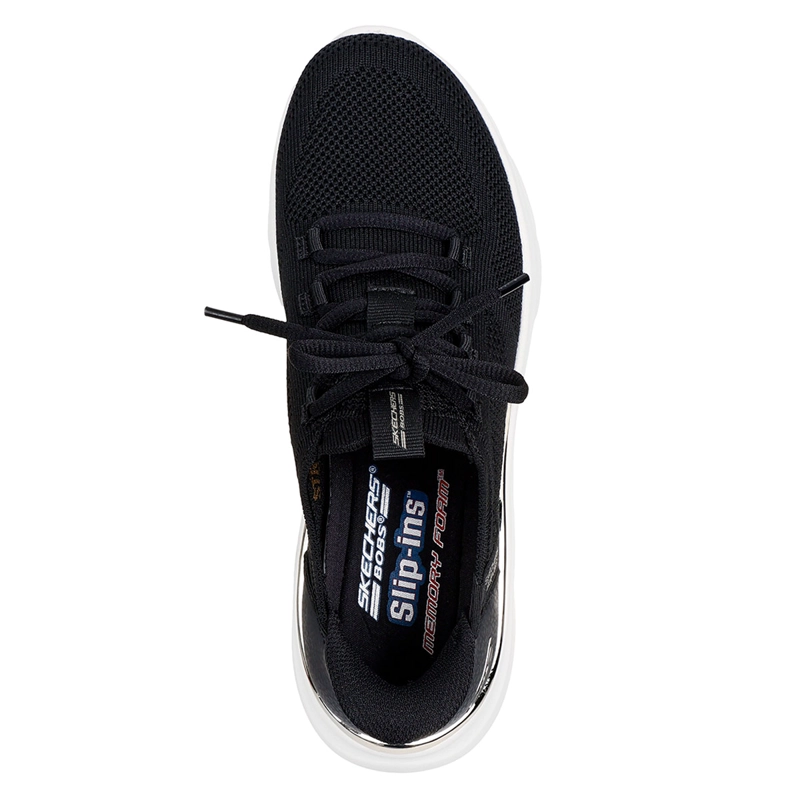 ZAPATILLAS MUJER SKECHERS CASUALES NEGRO SLIP-INS BOBS SPORT B LOVE - 4