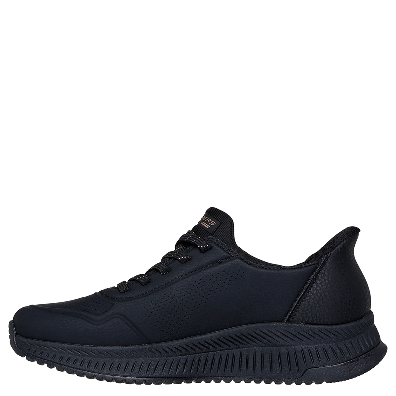 ZAPATILLAS MUJER SKECHERS CASUALES NEGRO SLIP-INS BOBS SQUAD 4 - 3