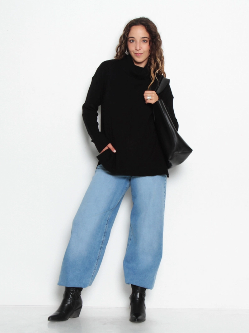 SWEATER MUJER WADOS CUELLO ALTO MANGA LARGA - 1