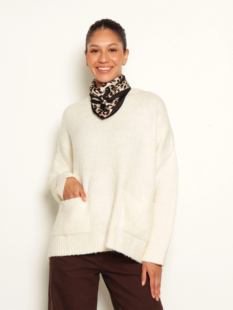 SWEATER MUJER WADOS ESCOTE REDONDO MANGA LARGA - 2