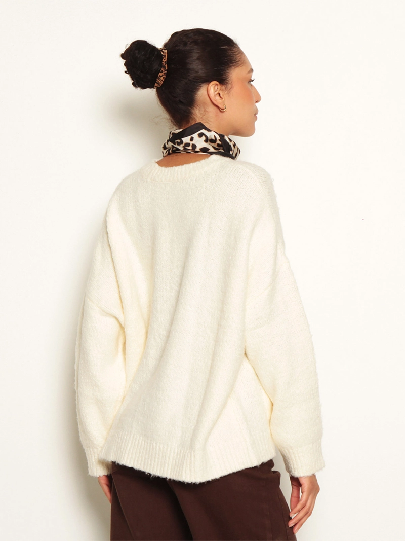 SWEATER MUJER WADOS ESCOTE REDONDO MANGA LARGA - 4