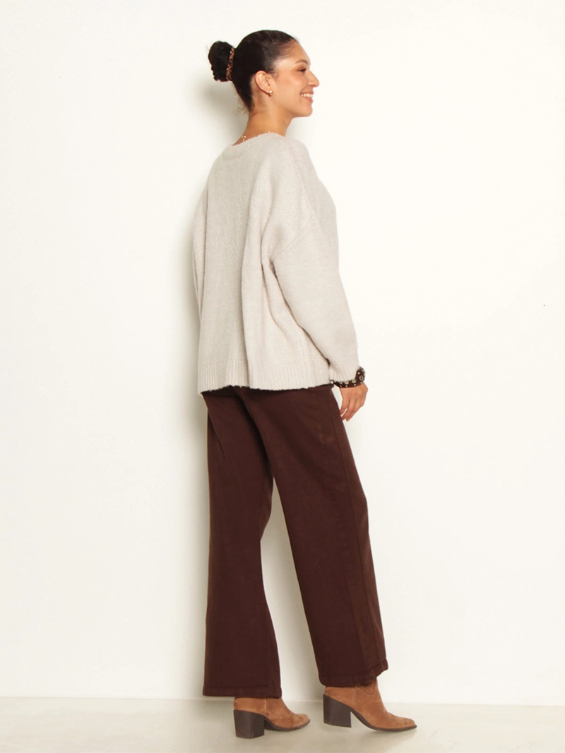 SWEATER MUJER WADOS ESCOTE REDONDO MANGA LARGA - 3