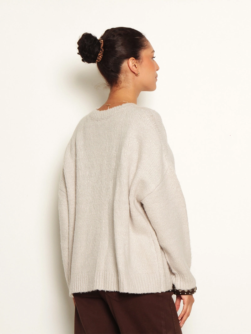 SWEATER MUJER WADOS ESCOTE REDONDO MANGA LARGA - 4