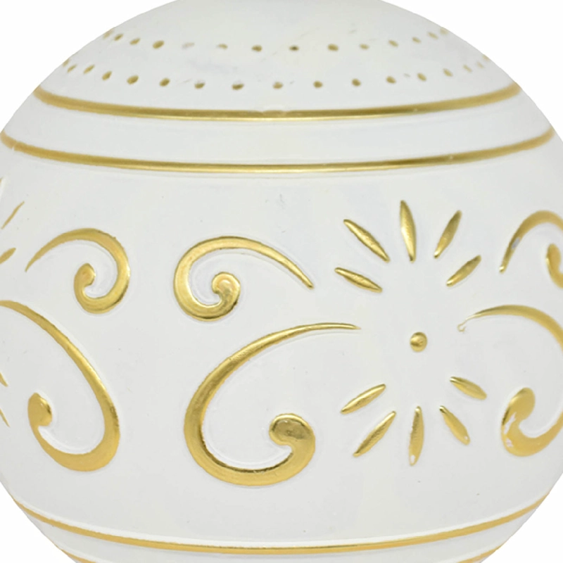 ADORNO NAVIDEÑO RIPLEY HOME ESFERA VINTAGE GOLD - 3