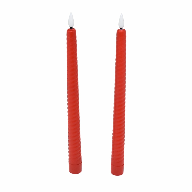 PACK X2 VELAS RIPLEY HOME LED ROJO - 2