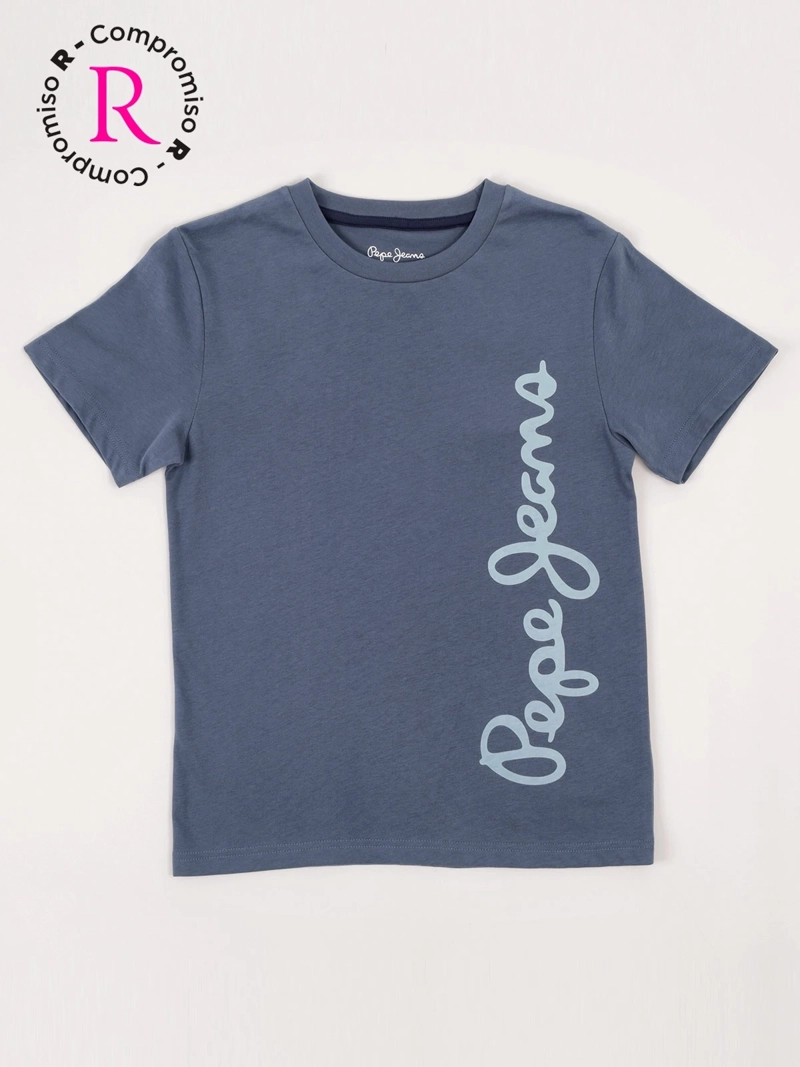 POLERA NIÑO PEPE JEANS ALGODÓN MANGA CORTA