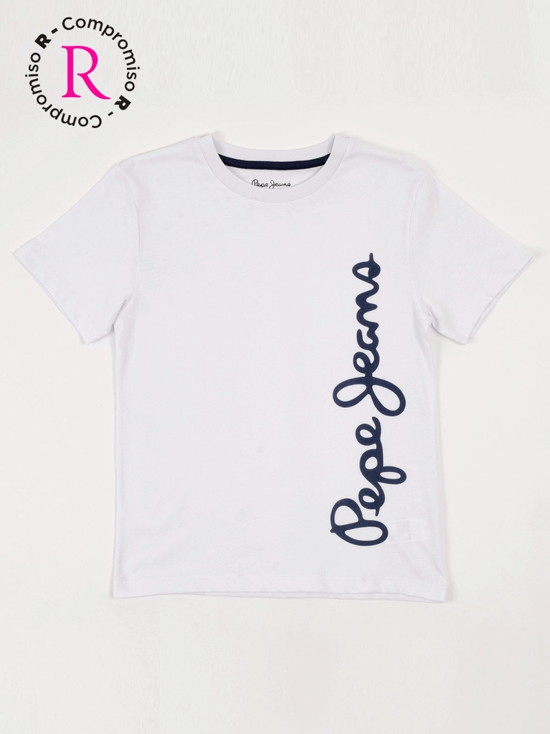 POLERA NIÑO PEPE JEANS ALGODÓN MANGA CORTA