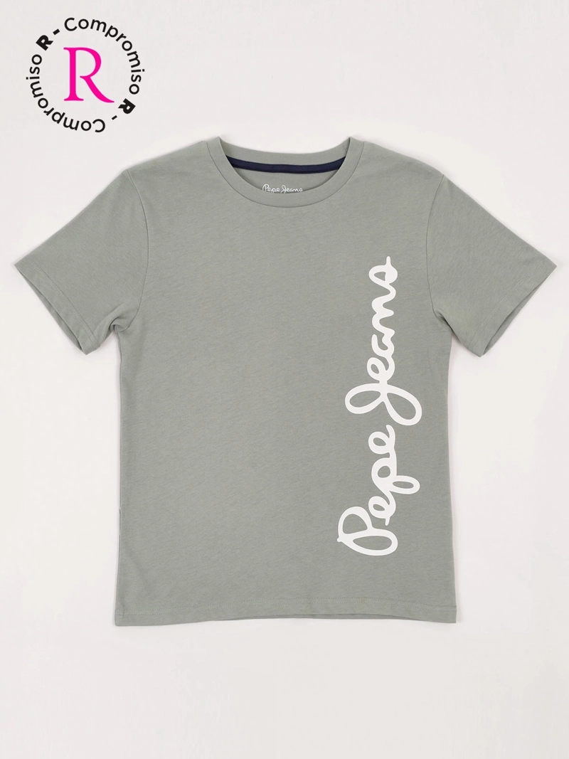 POLERA NIÑO PEPE JEANS ALGODÓN MANGA CORTA
