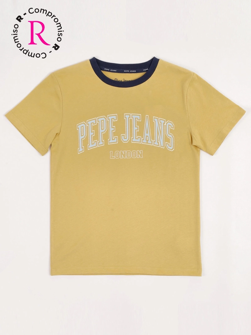 POLERA NIÑO PEPE JEANS ALGODÓN MANGA CORTA
