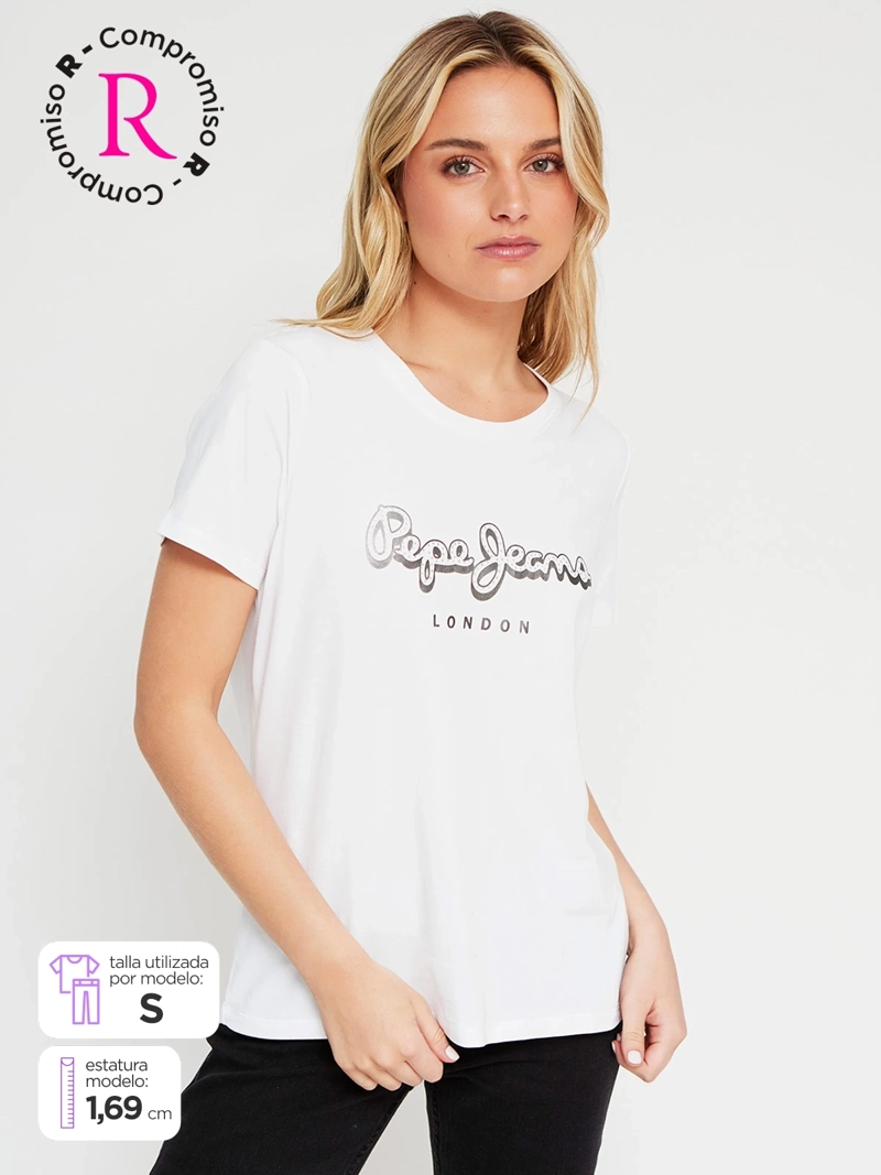 POLERA MUJER PEPE JEANS ALGODÓN