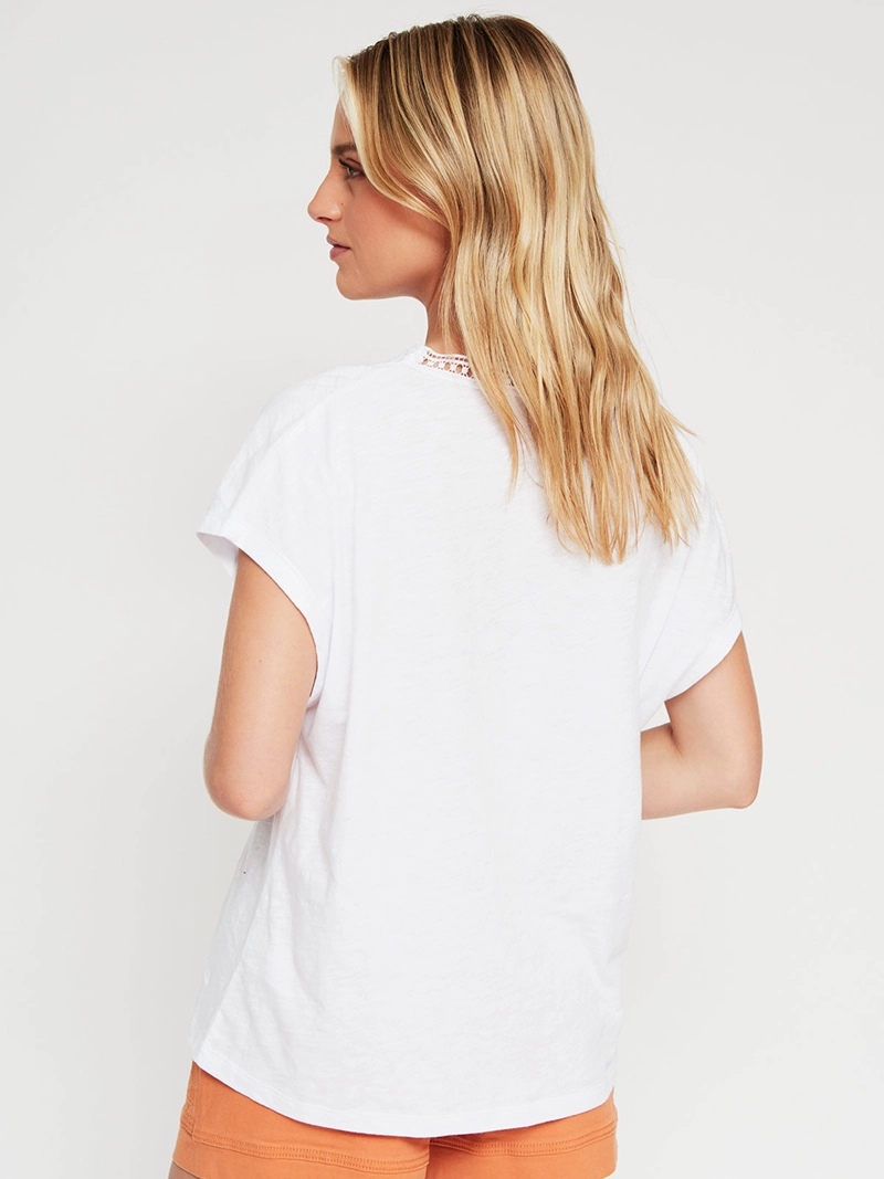 POLERA MUJER PEPE JEANS ALGODÓN CUELLO EN V - 2