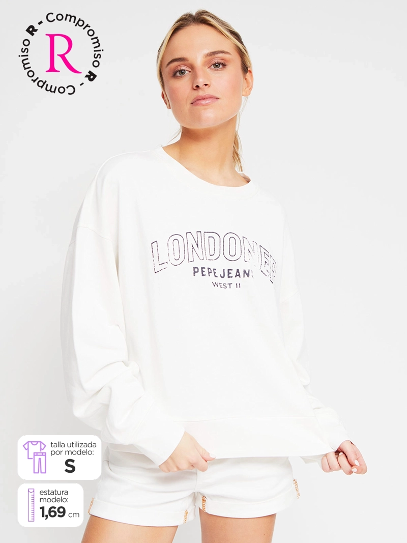 POLERÓN MUJER PEPE JEANS ALGODÓN PRINT