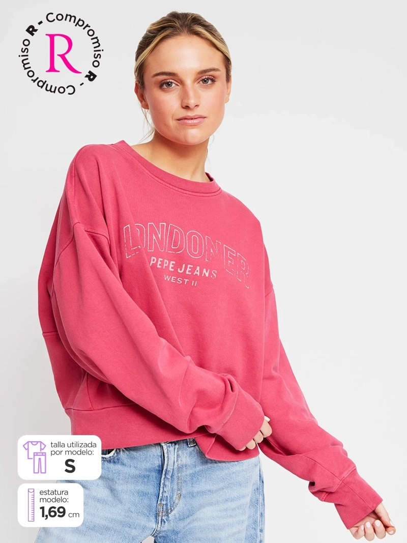 POLERÓN MUJER PEPE JEANS ALGODÓN PRINT - 1