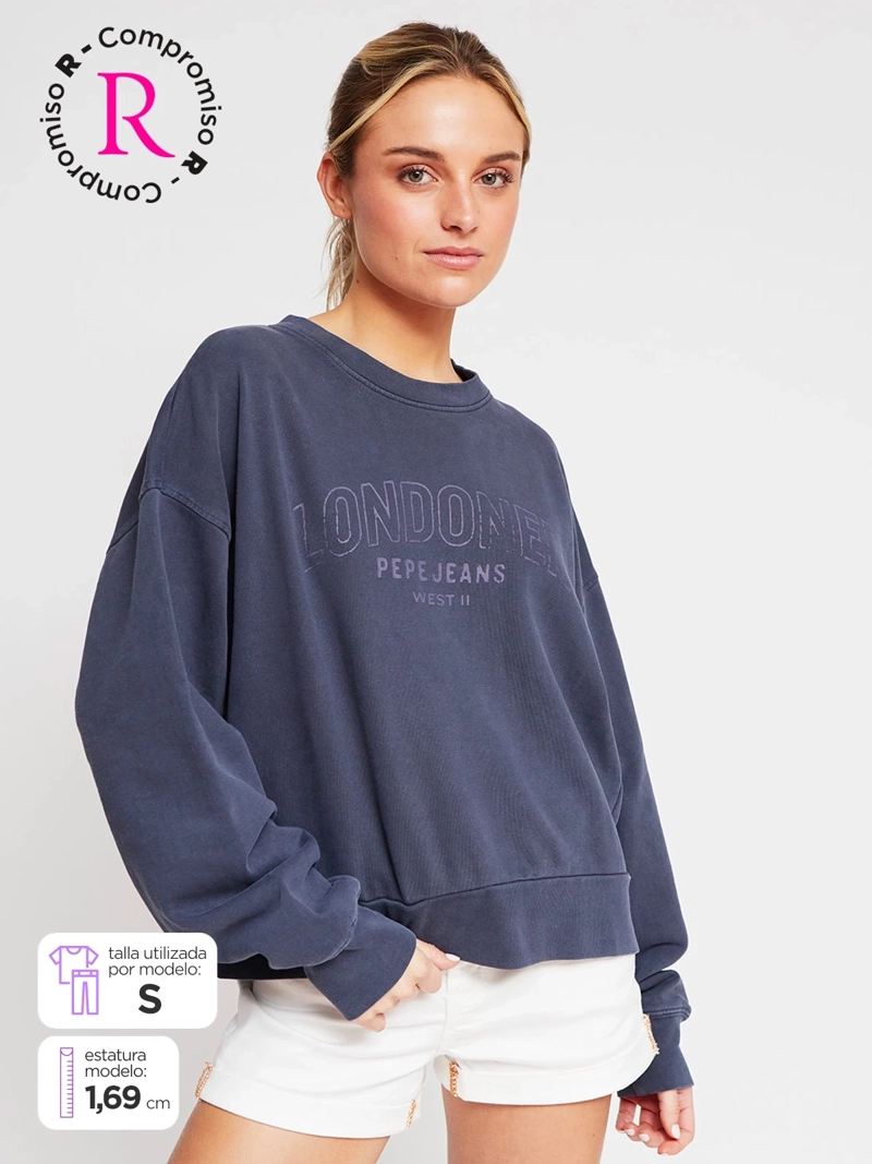 POLERÓN MUJER PEPE JEANS ALGODÓN PRINT