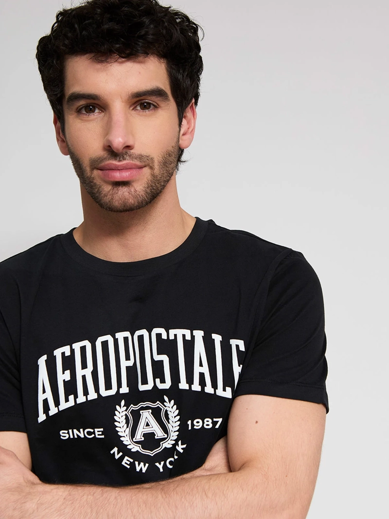 POLERA HOMBRE AEROPOSTALE ALGODÓN CUELLO REDONDO PRINT - 3