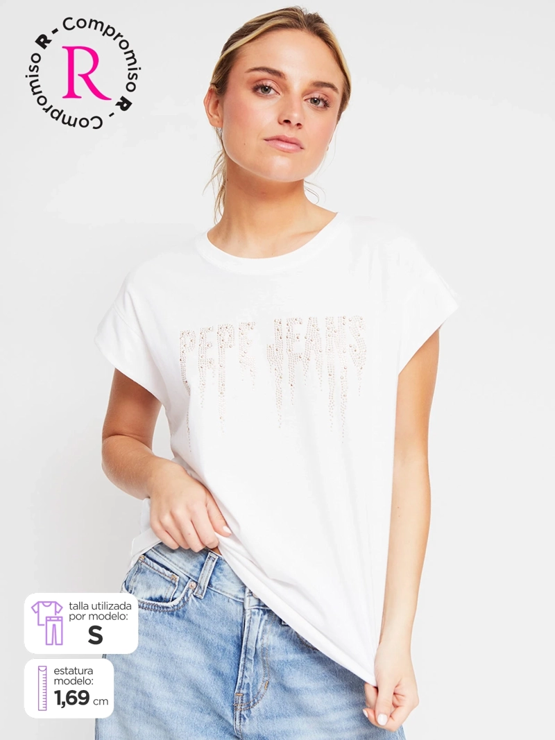 POLERA MUJER PEPE JEANS ALGODÓN  - 1