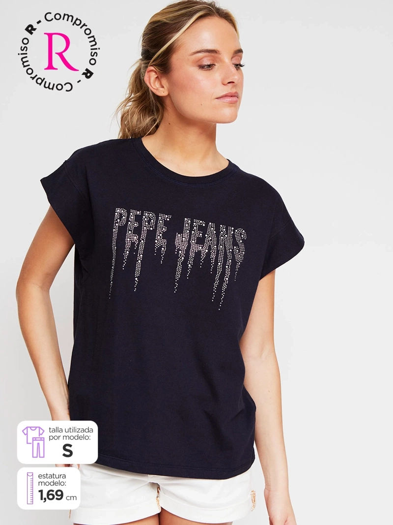 POLERA MUJER PEPE JEANS ALGODÓN