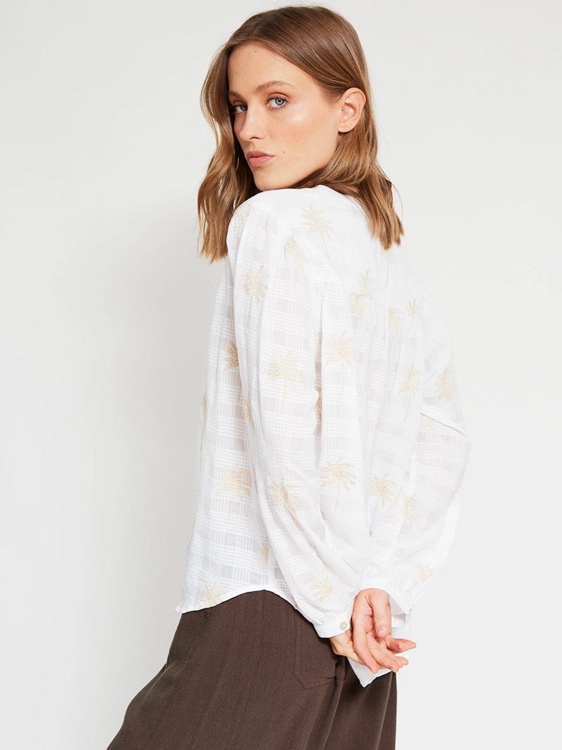 BLUSA MUJER TATIENNE ALGODÓN MANGA LARGA - 2