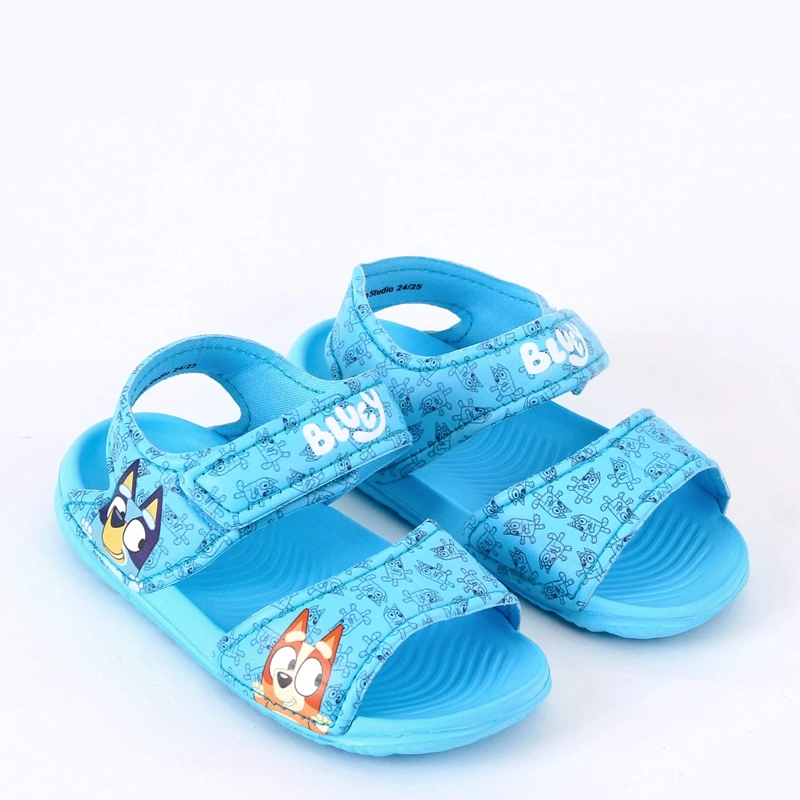 SANDALIAS PLAYERAS NIÑO BLUEY CELESTE - 2