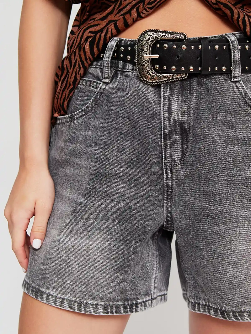 SHORT MUJER BARBADOS ALGODÓN DENIM - 4