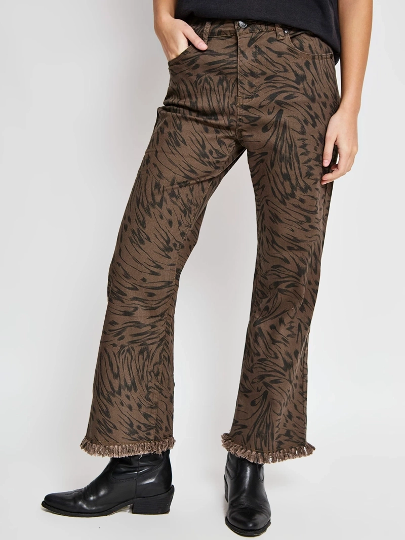 JEANS MUJER BARBADOS ALGODÓN PRINT - 2