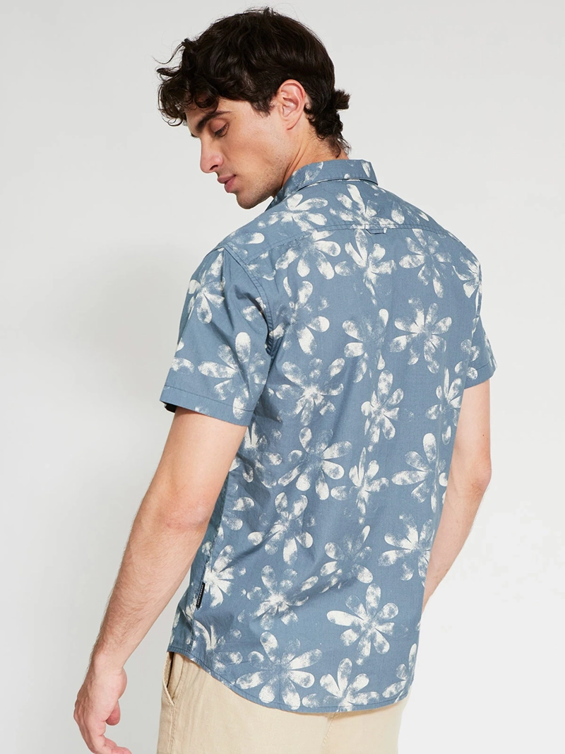 CAMISA HOMBRE CLOUDBREAK ALGODÓN MANGA CORTA PRINT - 2