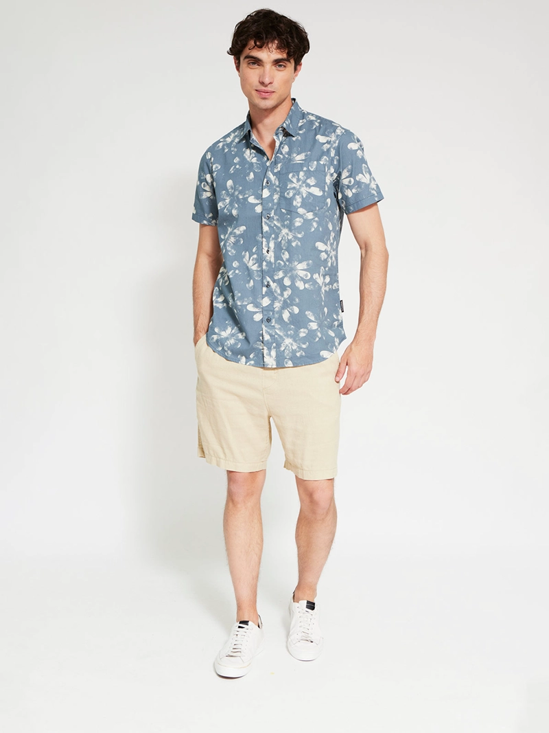 CAMISA HOMBRE CLOUDBREAK ALGODÓN MANGA CORTA PRINT - 4