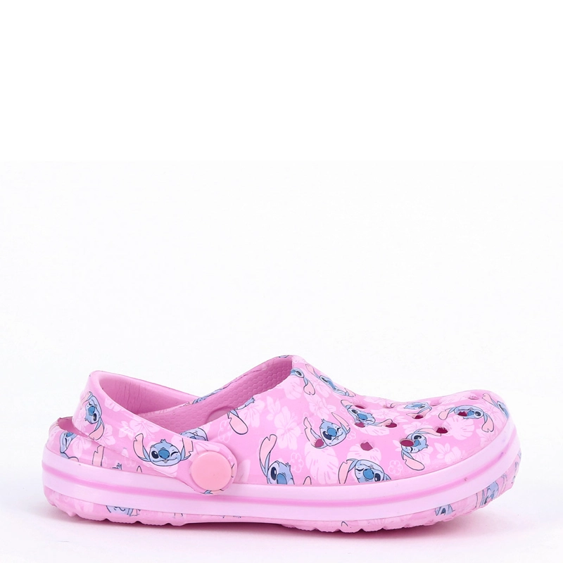 ZUECOS NIÑA LILO & STITCH ROSADO