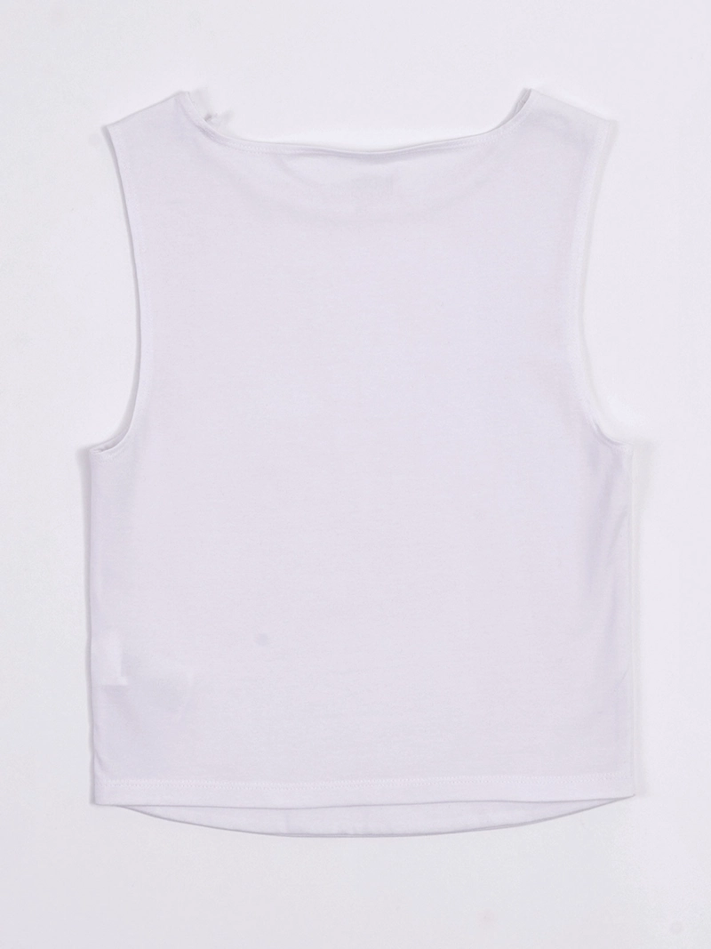 Polera niña Index Teen sin mangas algodón - 2