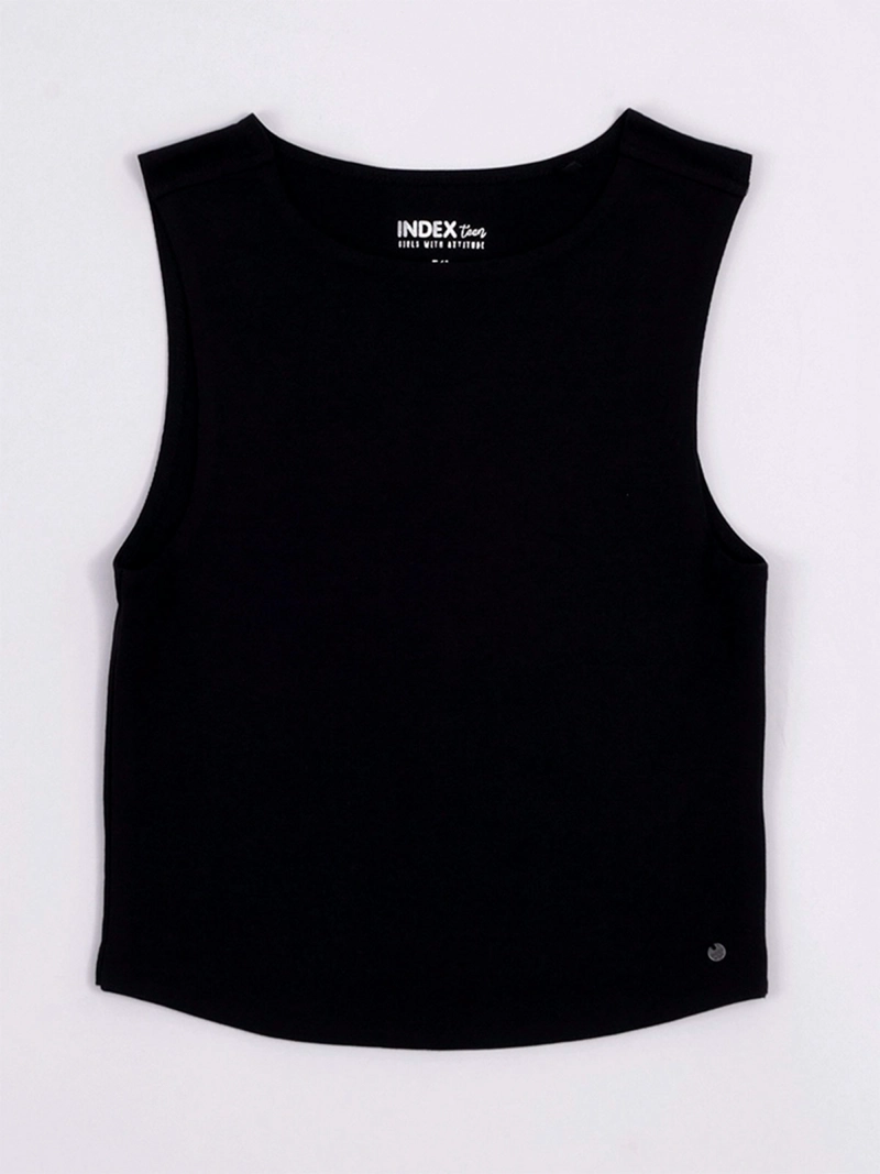 Polera niña Index Teen sin mangas algodón - 3