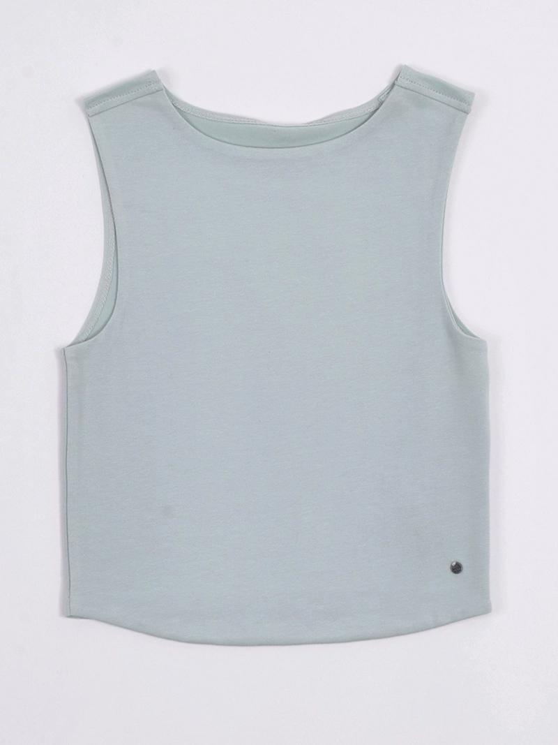 Polera niña Index Teen sin mangas algodón - 1