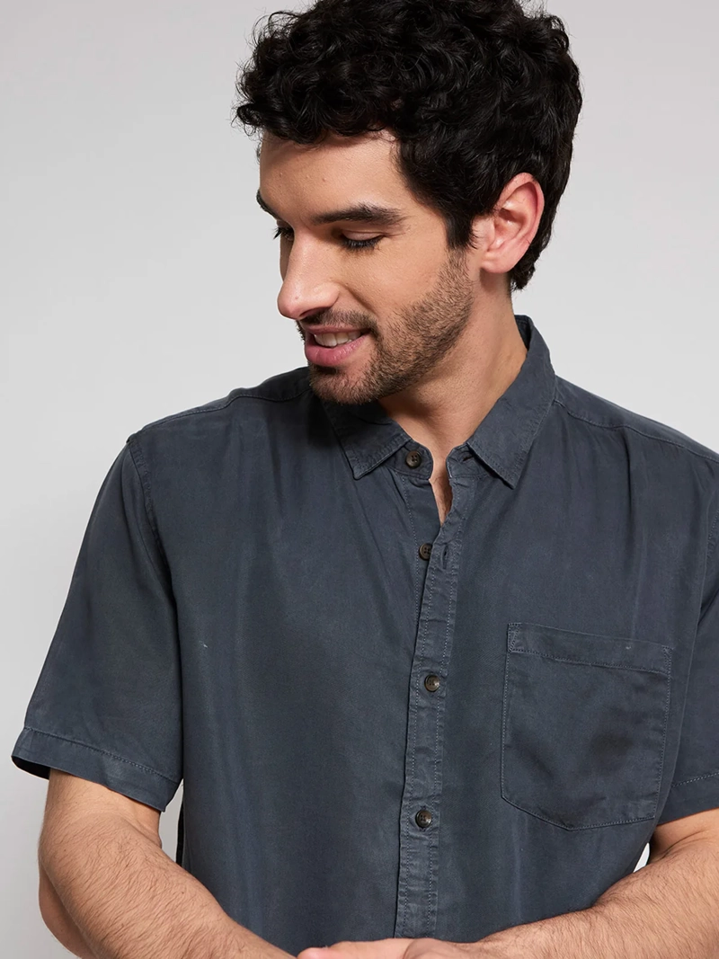 CAMISA HOMBRE BARBADOS LYOCELL MANGA CORTA - 3