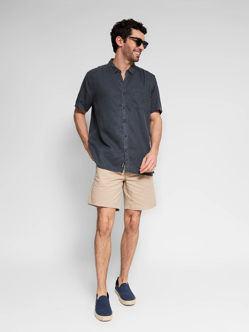 CAMISA HOMBRE BARBADOS LYOCELL MANGA CORTA - 4