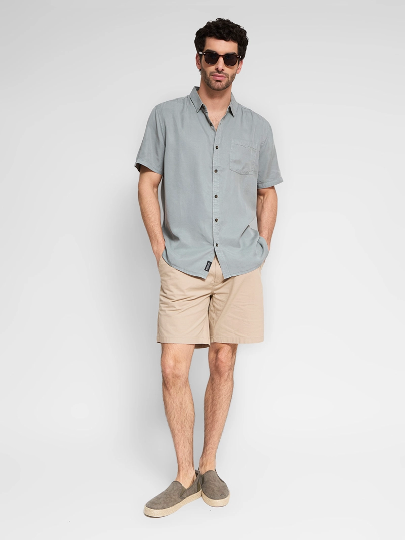 CAMISA HOMBRE BARBADOS LYOCELL MANGA CORTA - 4