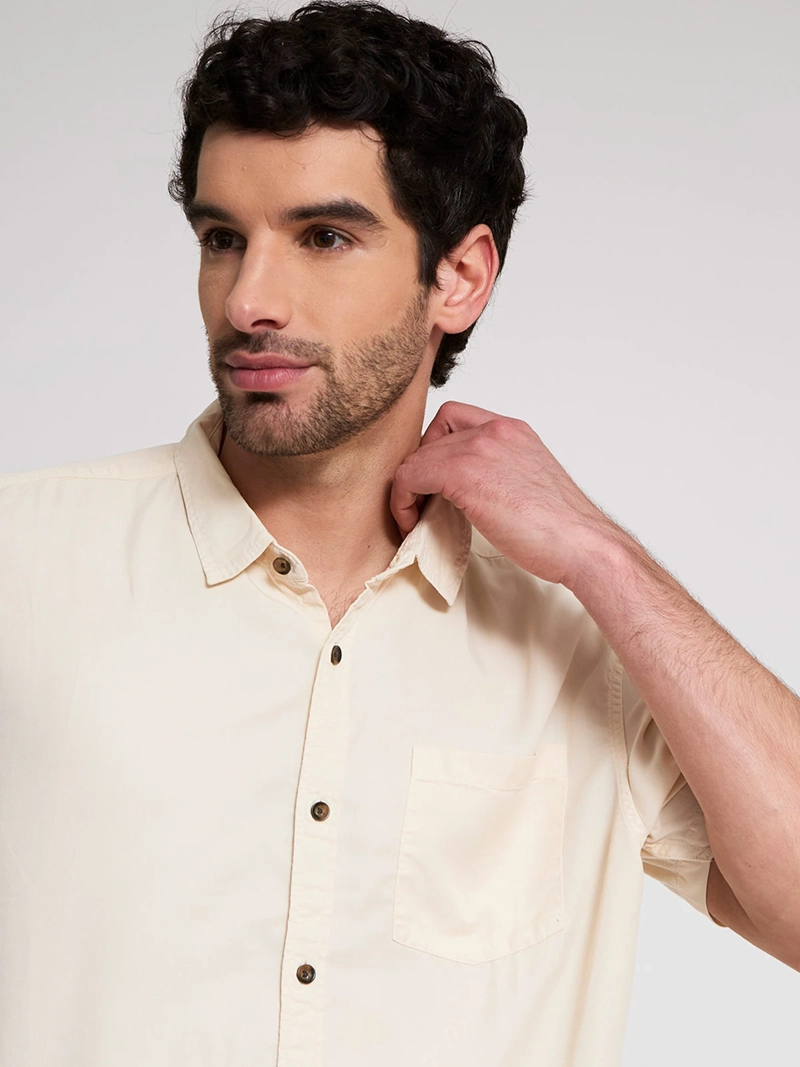 CAMISA HOMBRE BARBADOS LYOCELL MANGA CORTA - 3