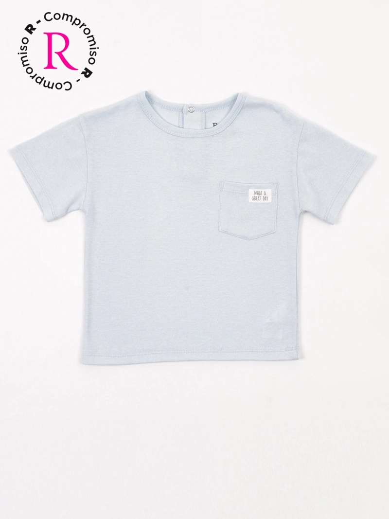 POLERA NIÑO BABY HARVEST ALGODÓN MANGA CORTA BÁSICA - 3