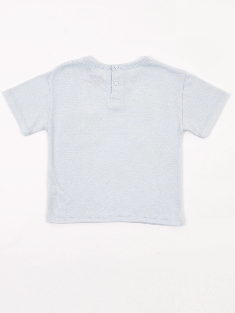 POLERA NIÑO BABY HARVEST ALGODÓN MANGA CORTA BÁSICA - 4