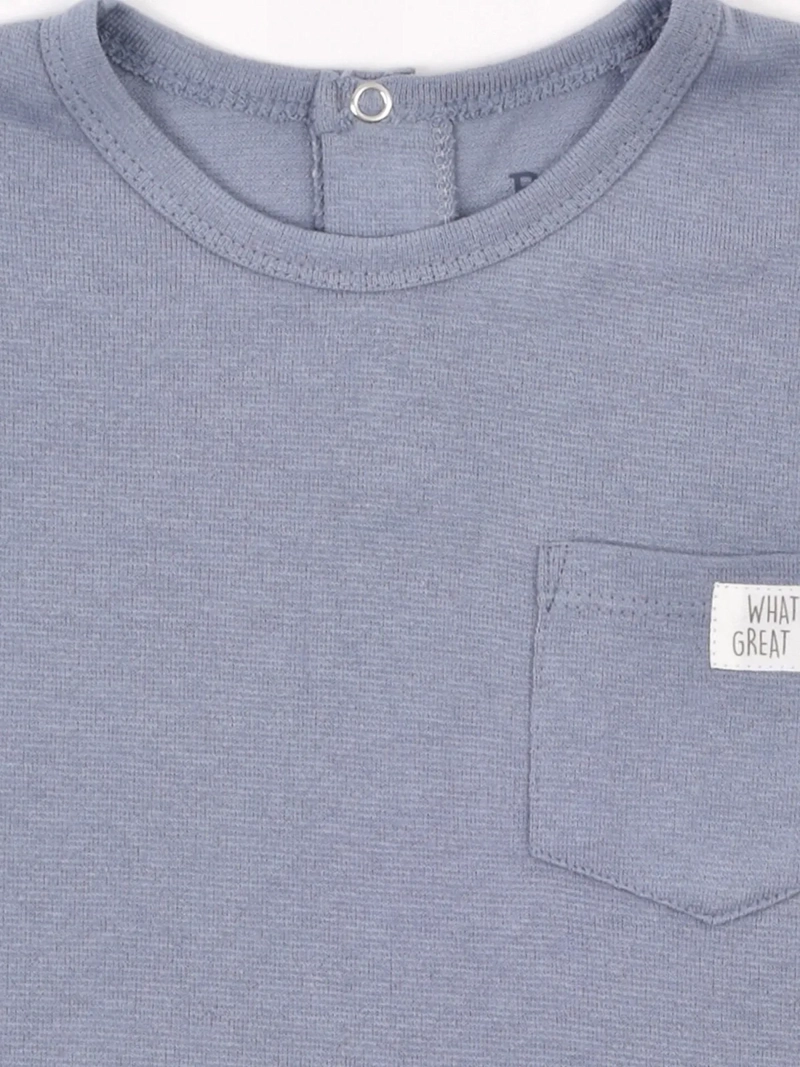 POLERA NIÑO BABY HARVEST ALGODÓN MANGA CORTA BÁSICA - 5