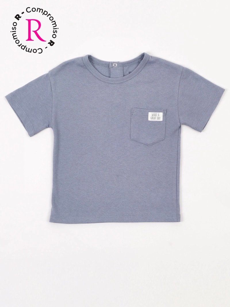 POLERA NIÑO BABY HARVEST ALGODÓN MANGA CORTA BÁSICA - 3
