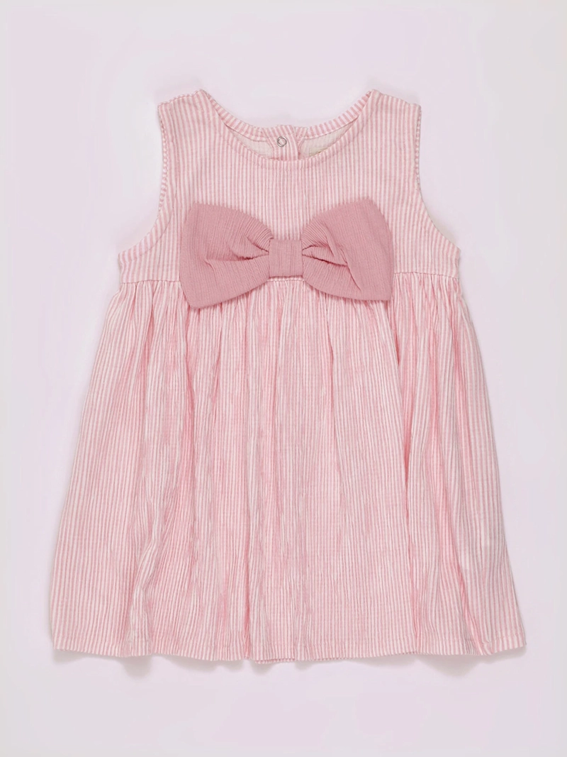 VESTIDO NIÑA BABY HARVEST ALGODÓN CINTA