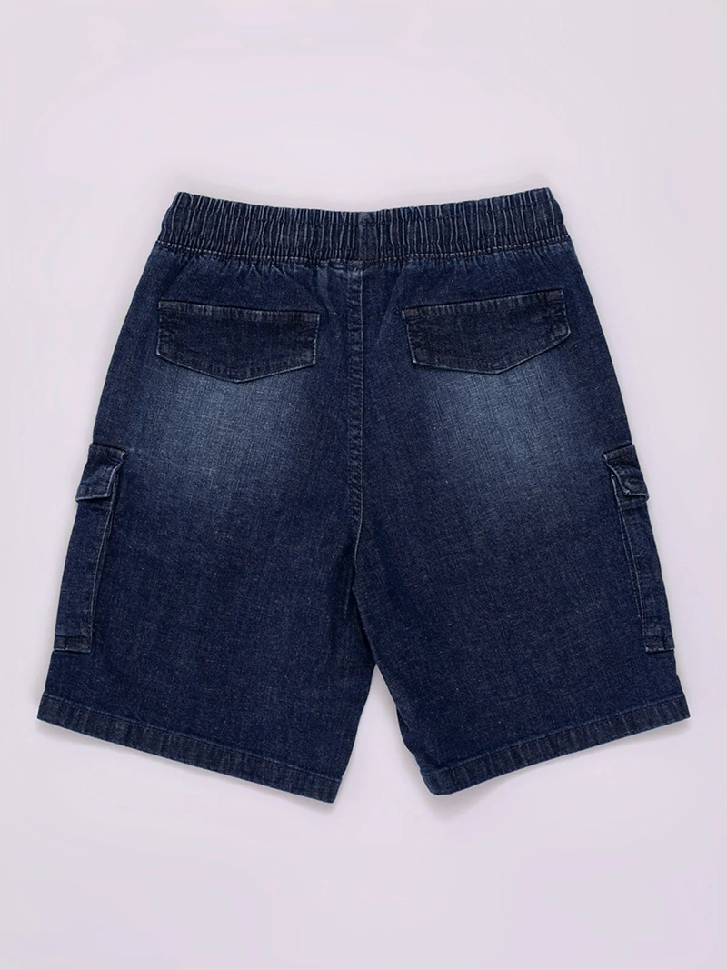 SHORT NIÑO HARVEST CARGO DENIM - 2