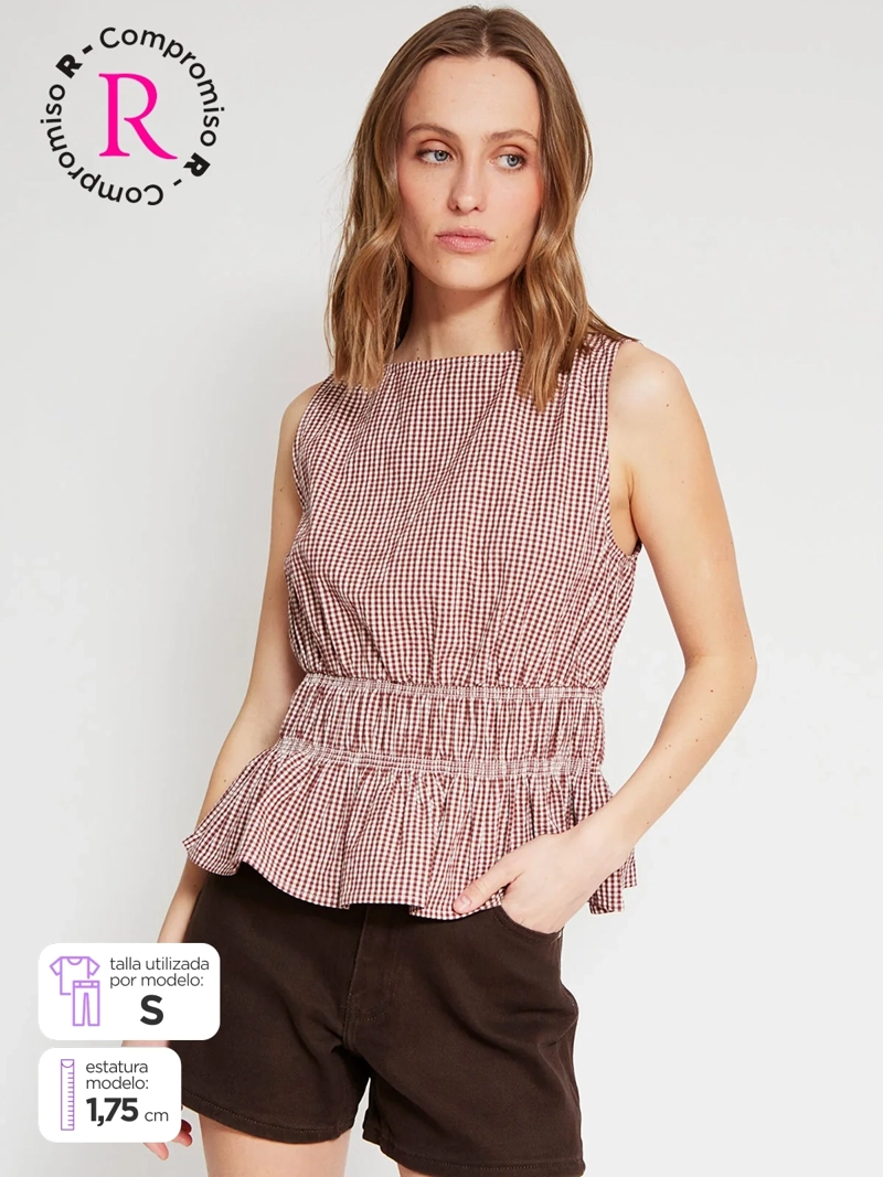 BLUSA MUJER MARQUIS ALGODÓN PANAL