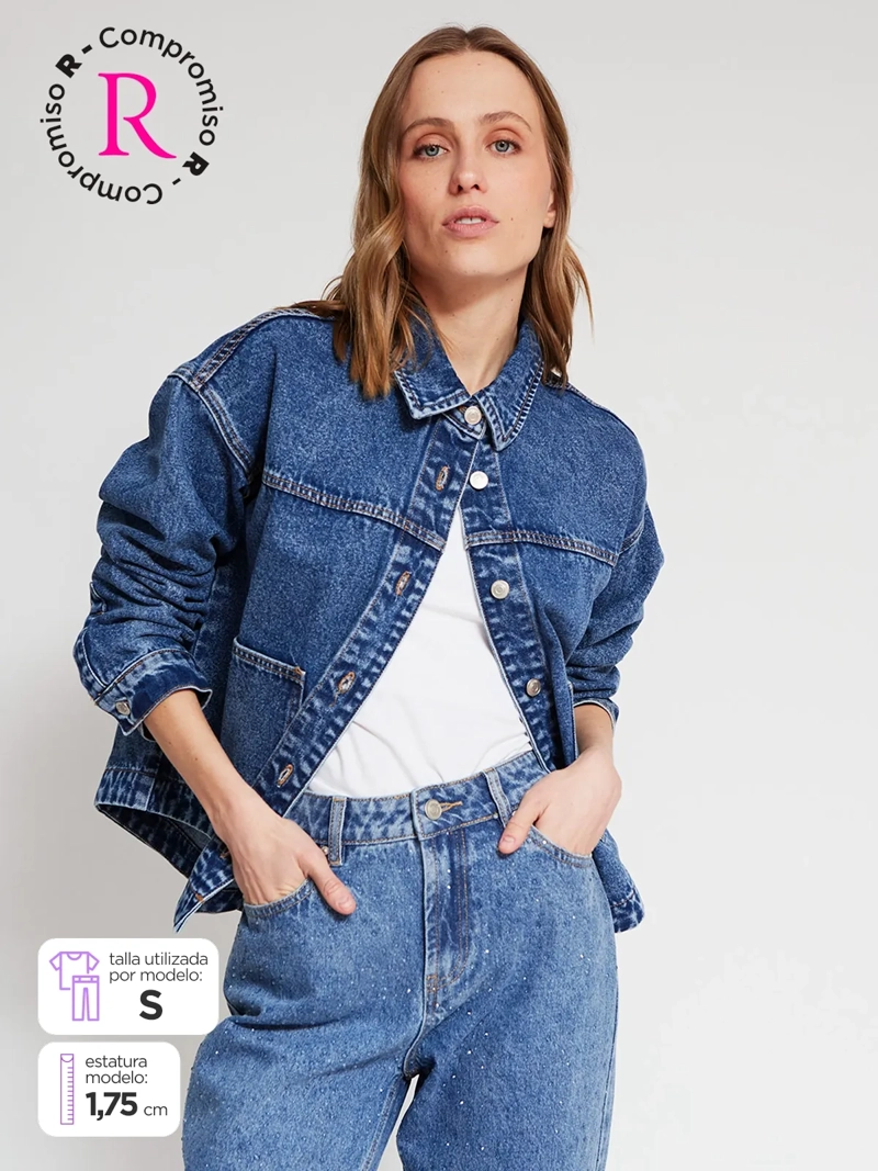 CHAQUETA MUJER MARQUIS ALGODÓN DENIM - 1