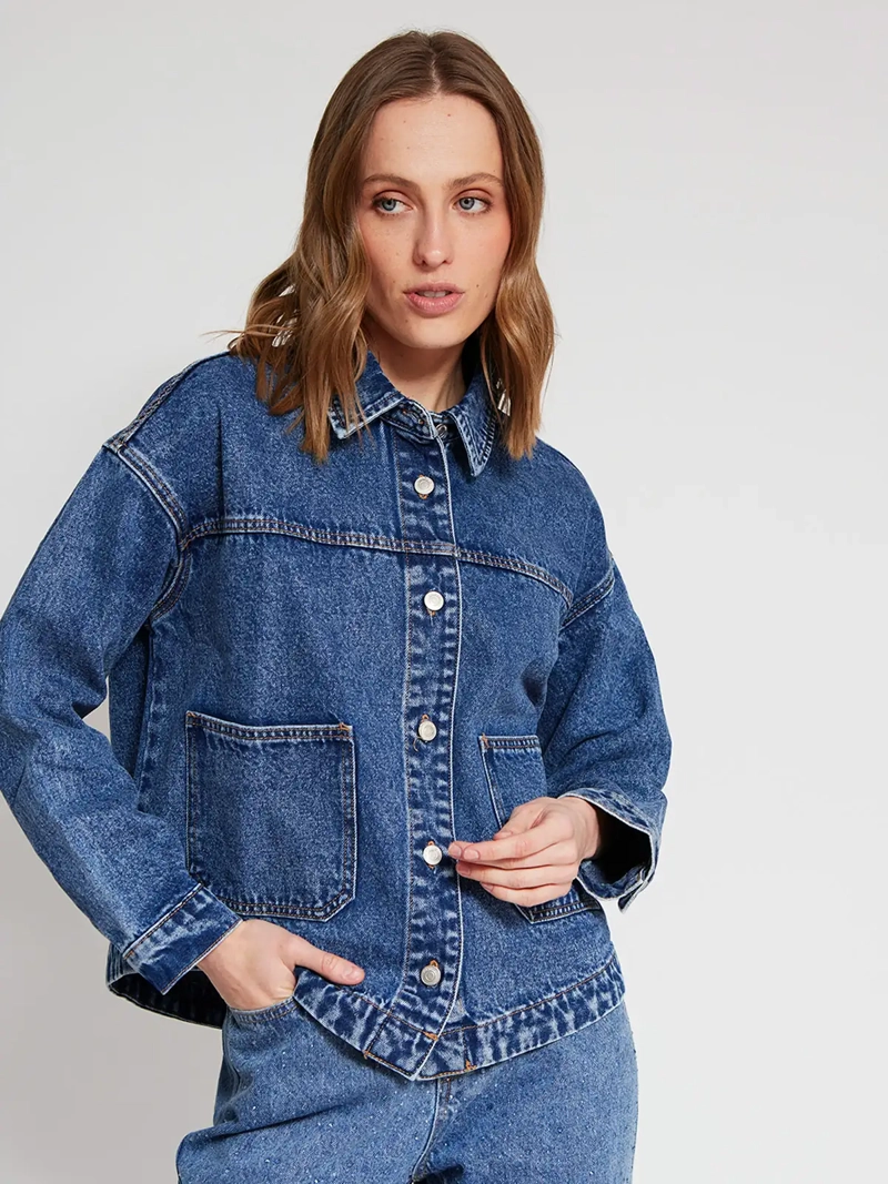 CHAQUETA MUJER MARQUIS ALGODÓN DENIM - 2